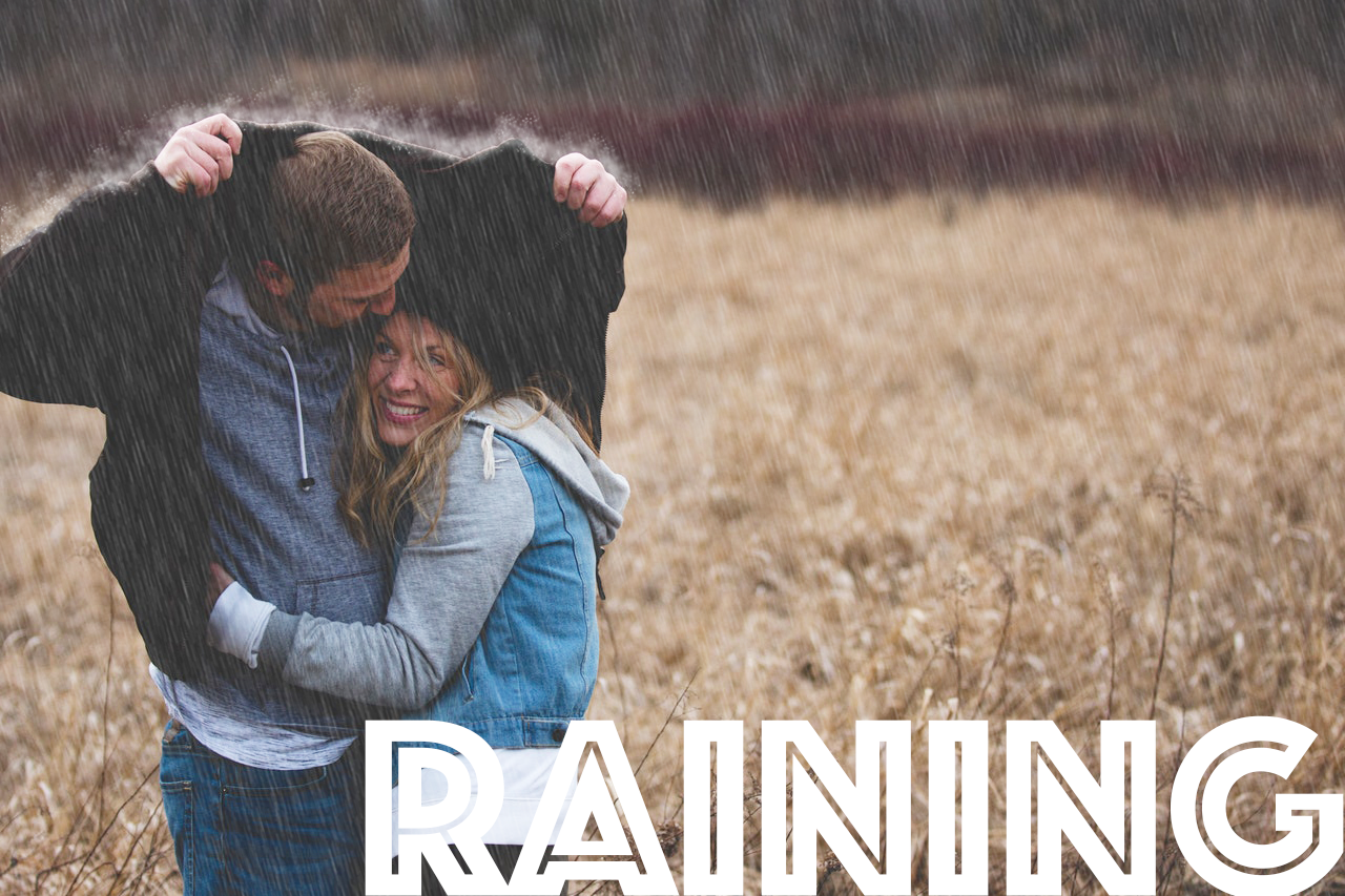 Photoshopを使った自然な雨の描き方